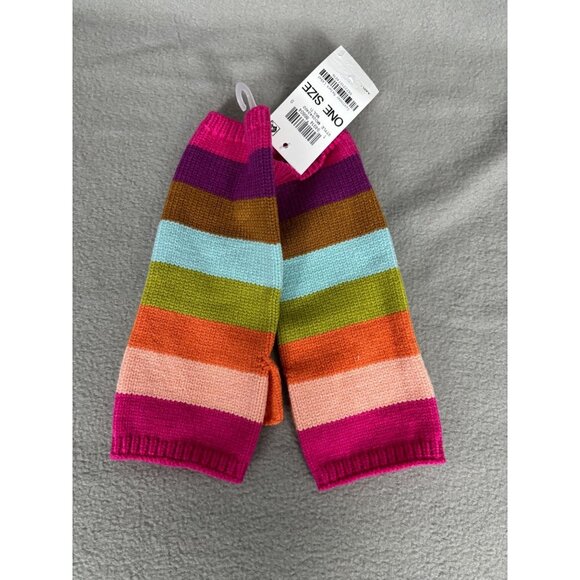 On 34th Women's Cozy Colorblocked Multicolor Fingerless Gloves One Size NWT's - Picture 2 of 7